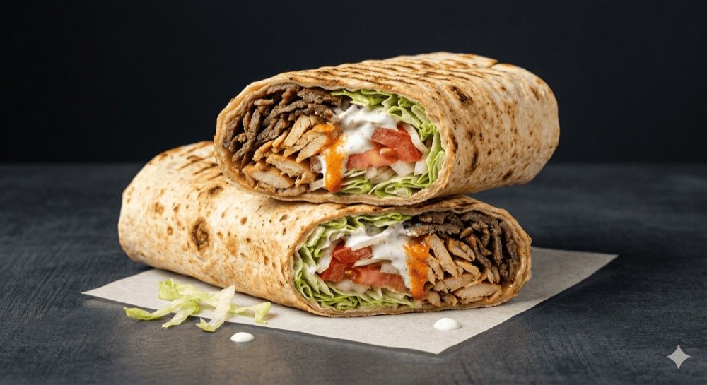 Kebab w cieście mieszany